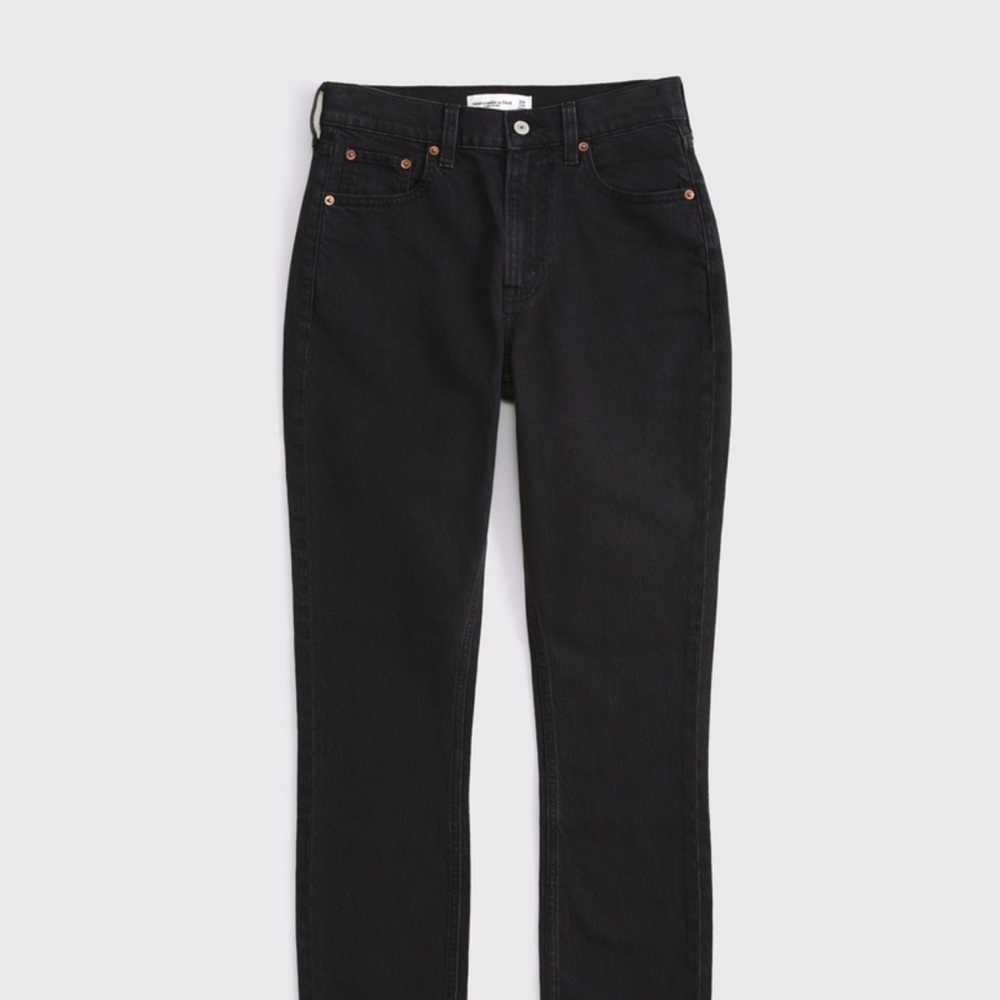 Abercrombie & Fitch Curve Love Black Skinny Jeans
